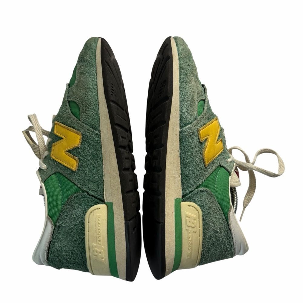 New Balance 990v1 Made in USA Men Size 10 M990GG1 Teddy Santis Green Gold - Picture 3 of 10